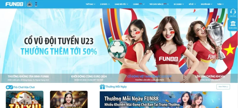 Tổng quan về nhà cái Fun88