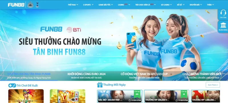 Giới thiệu BTi Sports khi vào Fun88 đăng nhập