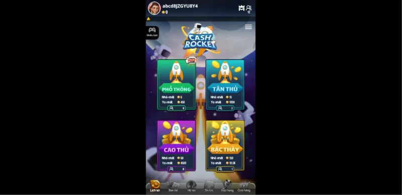 Phòng cược chơi Cash Rocket Fun88